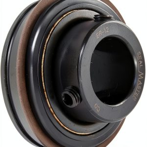 Sealmaster ER-12 Cylindrical Bearing with Setscrew Collar, Felt Seals-0