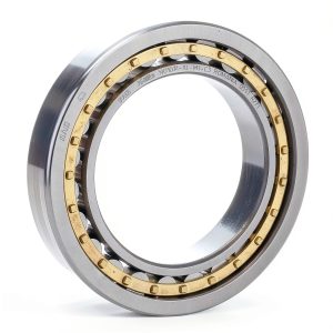 FAG Bearings NU1014M1-C3 Single Row Cylindrical Roller Bearing, Straight Bore, Removable Inner Ring, Standard Capacity, Brass Cage, C3 Clearance, 70mm ID, 110mm OD, 20mm Width-0